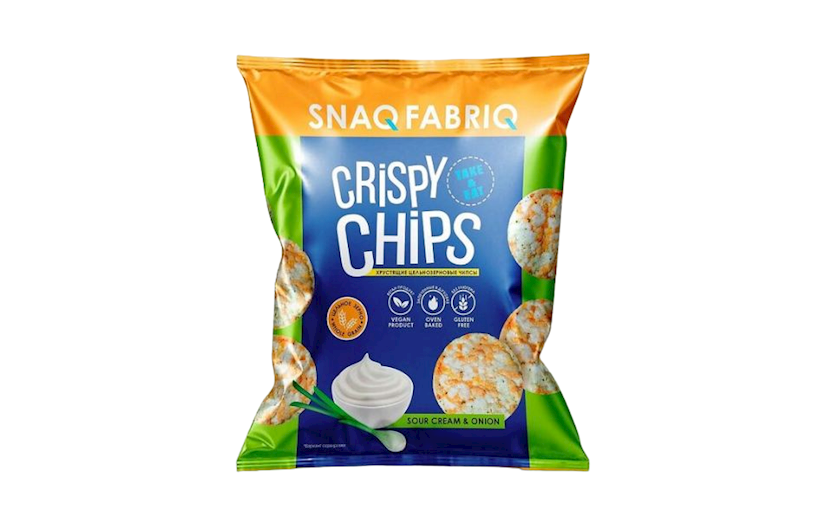 Snaq Fabriq Chips Sour Cream and Green Onion