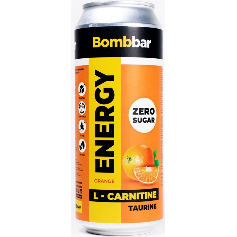 Bombbar Energy Drink 500ML Orange