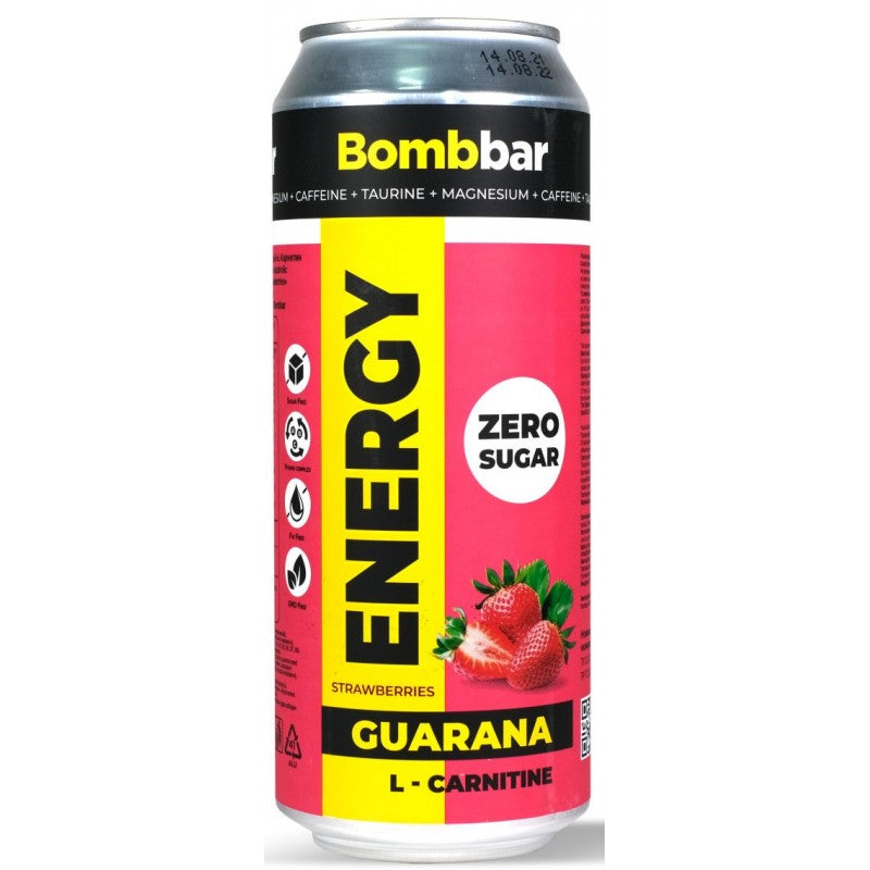 Bombbar Energy Drink 500ML Strawberry