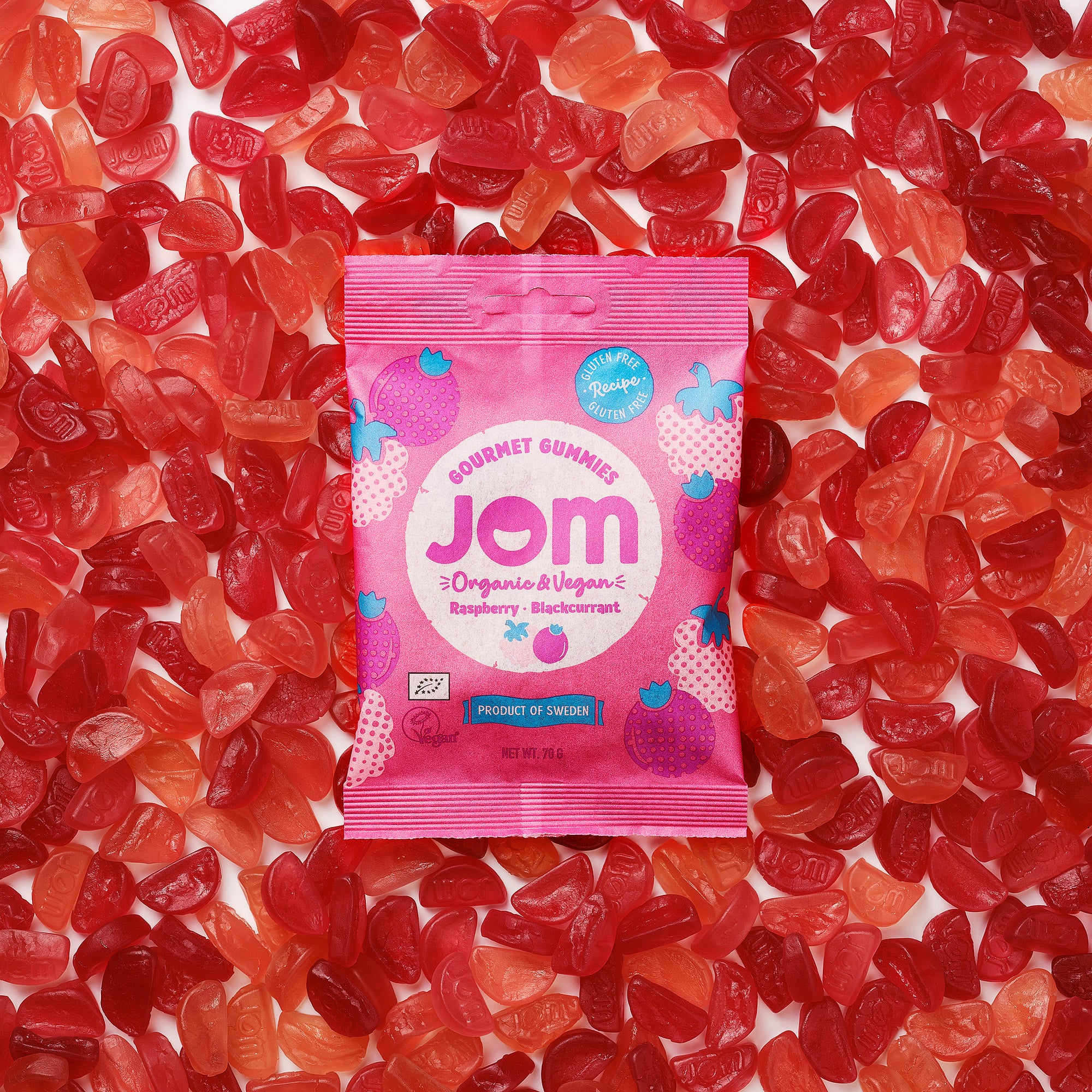 JOM RASPBERRY & BLACKCURRANT 70g