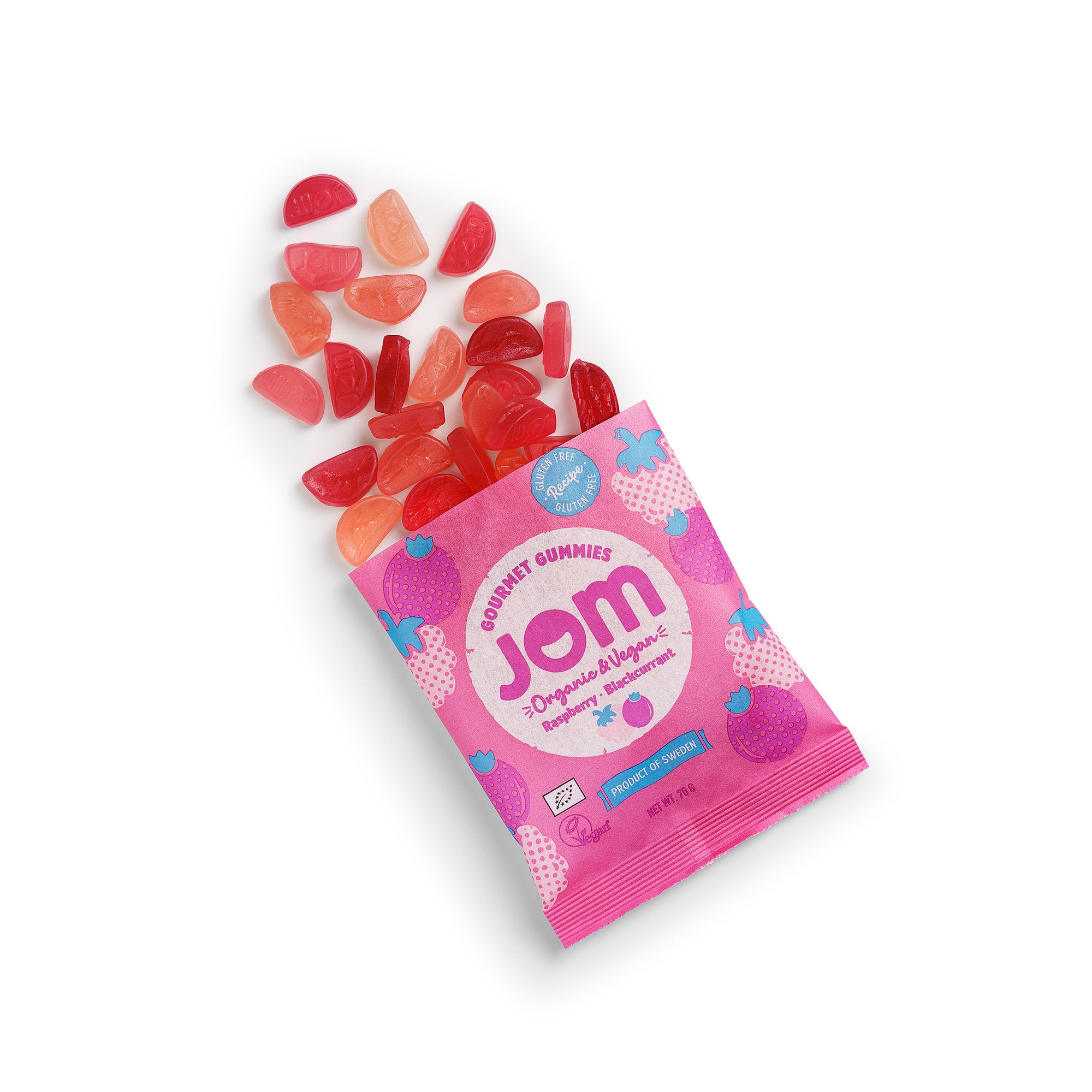 JOM RASPBERRY & BLACKCURRANT 70g