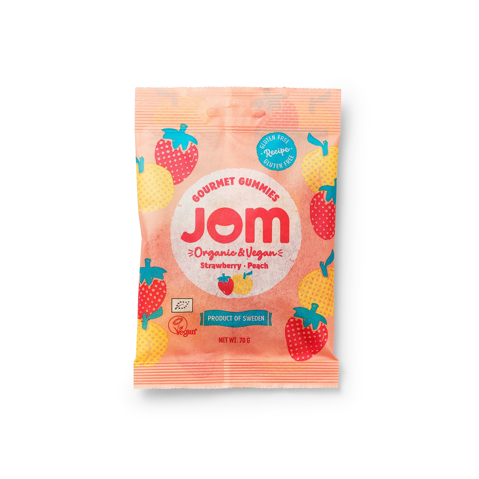 JOM STRAWBERRY & PEACH 70g