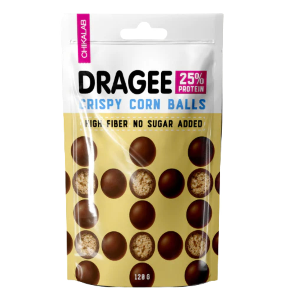 Dragee Crispy Corn Balls in Milk Chocolate - Chikalab