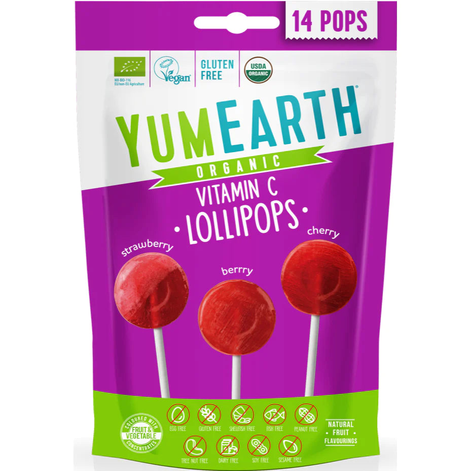 Yum Earth Organic Vitamin C Lollipops