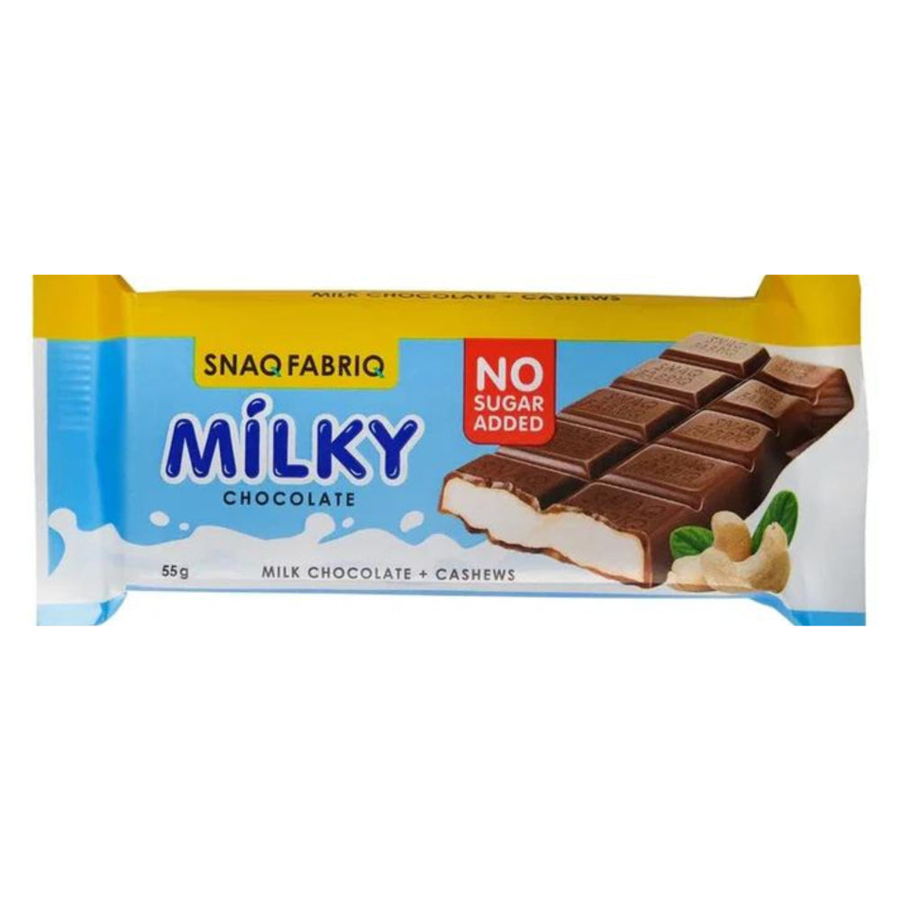 Snaq Fabriq - Milky Chocolate Bar with Cashews