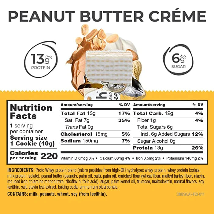 Power Crunch Peanut Butter Creame