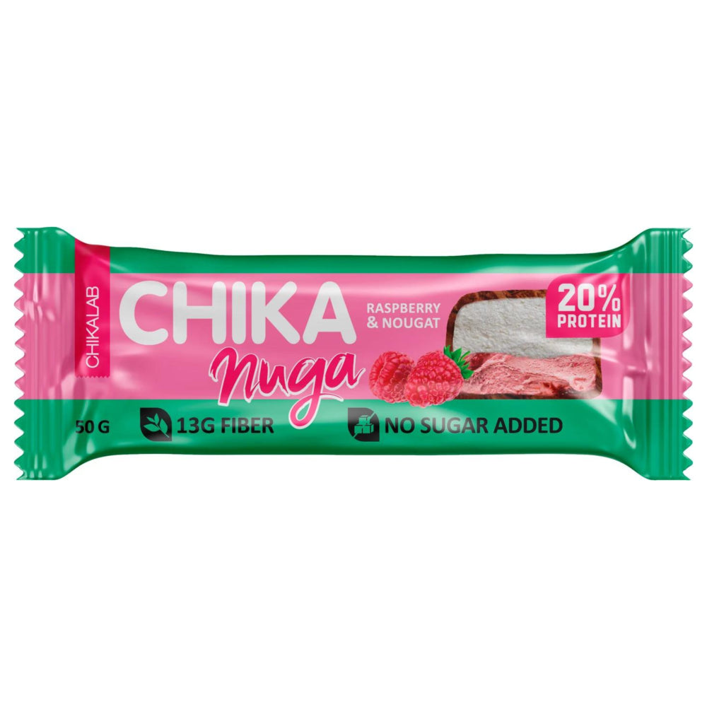 Chikalab - Nuga Protein Bars with Raspberry & Nougat