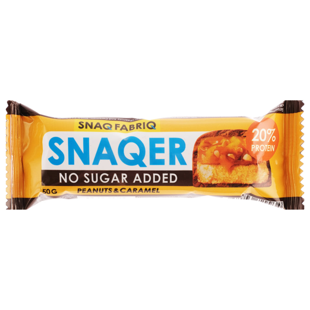 Snaq Fabriq - Snaqer Protein Bar with Peanuts & Caramel